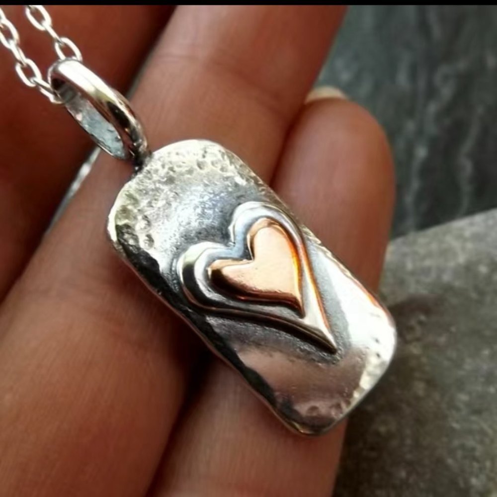 Pendant Necklace with Heart #836 - Picture 5 of 9